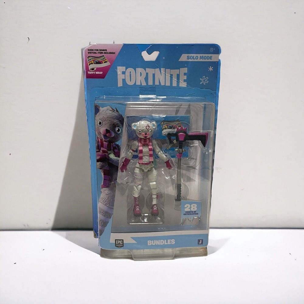 Fortnite Solo Mode #303 Winter Series 1 Bundles 4" VIRTUAL CODE NEW Articulated